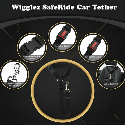 Wigglez SafeRide Car Tether Detail